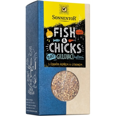 Sonnentor Fish a Chicks bio grilovacie korenie na ryby a kurča 55 g