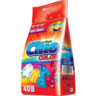 Cluo prací prášok na farebné prádlo 3 kg