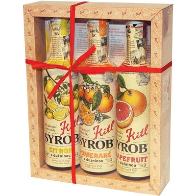 Kitl Syrob Citron a Pomeranč a Grapefruit 3 x 0,5 l