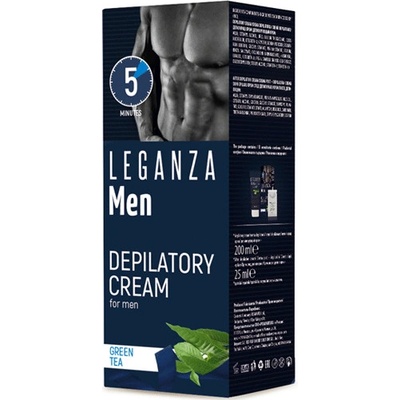 Leganza Depilační sada s Zelený čaj 225 ml