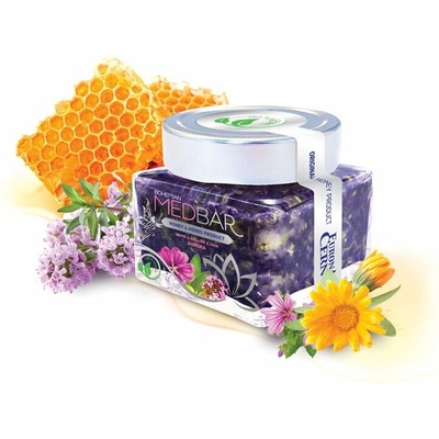 Eurona BOHEMIAN MEDBAR AURORA – mateřídouška se šalvějí a slézem v medu 240 g