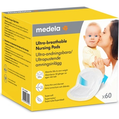 Medela Jednorázové kojící vložky 60 kusů ultra prodyšné