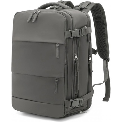 Konofactory Šedý multifunkční do letadla s USB portem Gadget 25 l