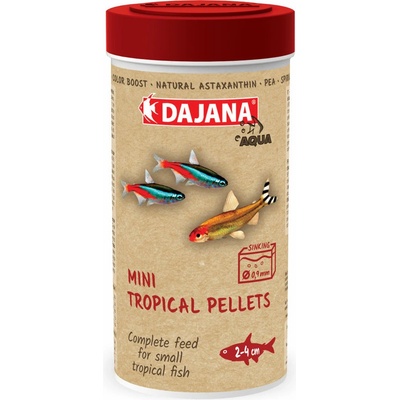 Dajana Mini Tropical Pellets 250 ml