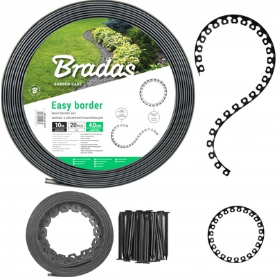 Bradas Easy Border 4 x 4000 cm Grafit 1 ks