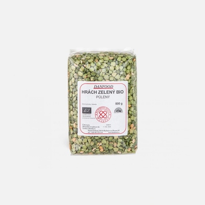 Danfood BIO hrách zelený půlený 0,5 kg