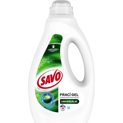 Savo prací gél na biele a farebné prádlo 1 l 20 PD