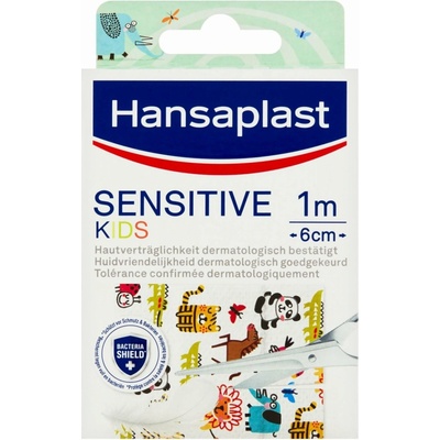 HANSAPLAST Sensitive kids zvieratká náplasť 1 m x 6 cm