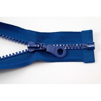 Deliteľný kostený zips - dĺžka (30 - 95 cm) - rôzne farby 30 cm Modrá