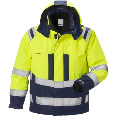 Fristads Výstražná Airtech zimná bunda 4035 GTT Fluorescenčná žltá čierna