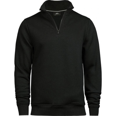 Tee Jays 5438 mikina s 1/2 zipom čierna