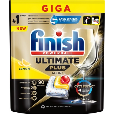 Finish Ultimate Plus All in 1 kapsle Lemon 90 ks – Hledejceny.cz