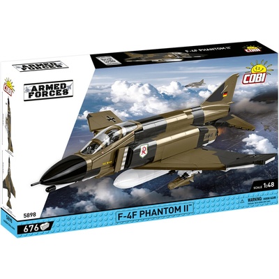 COBI 5898 Armed Forces Americký stíhací bombardér F-4F Phantom II Luftwaffe 1:48