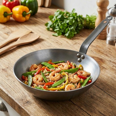 de Buyer WOK panvica 5617.28 MINERAL B WOK zaoblený 28 cm