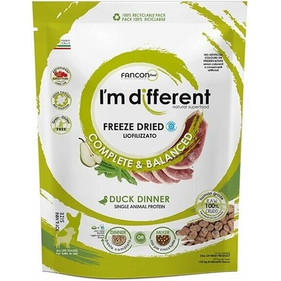 I'm different IDuck DINNER mrazem sušené raw s kachnou 397 g