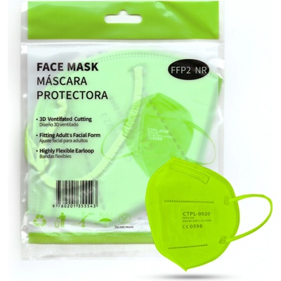 MundoSalud CTPL-0020 respirátor FFP2 NR Green 1 ks