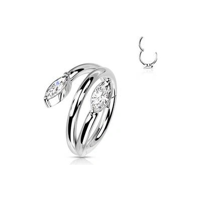 Šperky4U segment kruh helix cartilage tragus piercing NS0057