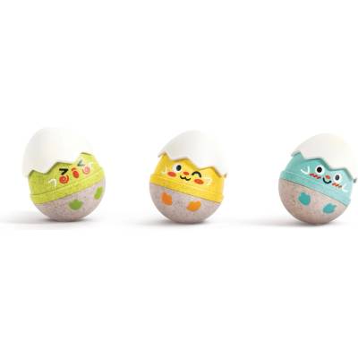 Hape Happy Hatchlings – Sada kolébajících chrastítek, 3 ks