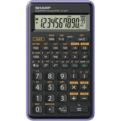 SHARP EL-501T-VL / černo fialová
