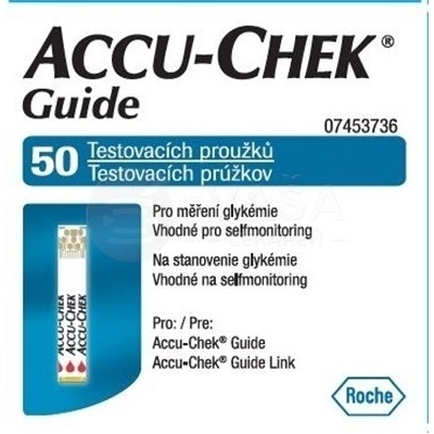Accu-Chek Guide 50 Testovacie prúžky do glukomera 50 prúžkov