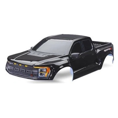 Traxxas 1:10 Ford F-150 Raptor R: Karoséria Ford F-150 Raptor R čierna