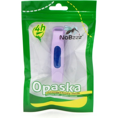 NoBzzz NÁRAMEK PROTI KOMÁRŮM PRO DĚTI I DOSPĚLÉ S PŘÍRODNÍMI OLEJI
