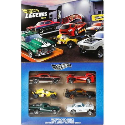 Mattel Hot Wheels Mattel Legends sada 6 autíček JBY78
