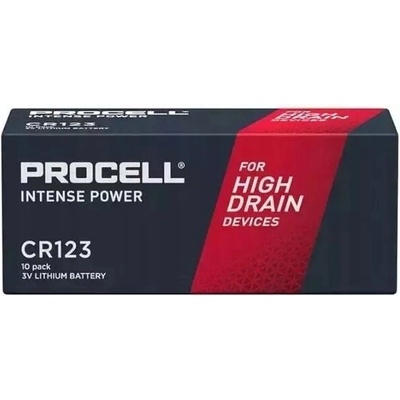 Duracell Procell Intense 3V 17345 123A 10 ks CR123