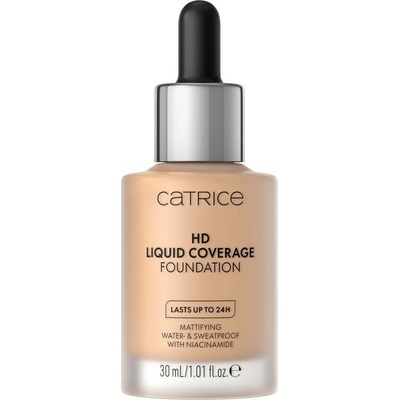 Catrice HD Liquid Coverage Foundation make-up 0 Warm Beige 30 ml