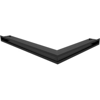 Kratki Rohová mriežka LUFT 766 x 547 x 60 mm ľavá čierna 45S