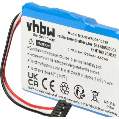 VHBW Baterie pro Navigon Navman N20 / Transonic PNA 7000, 1230 mAh - neoriginální – Hledejceny.cz