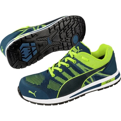 PUMA Elevate Knit Green Low S1P bezpečnostní obuv zelená, žlutá – Hledejceny.cz