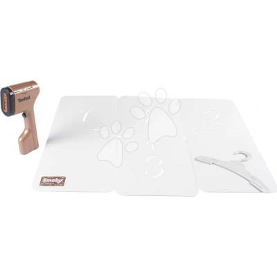 Smoby Ruční napařovač s deskou pro skládání oblečení Tefal Steam&Fold Set se světlem a věšákem