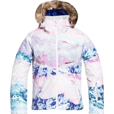 Roxy dětská SNB & SKI bunda Jet Ski Bright White Pyrennes – Hledejceny.cz