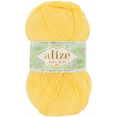 Alize Happy Baby New 250 tmavo žltá