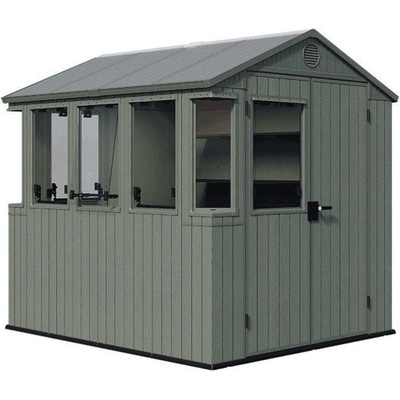 Keter Potting Shed 2v1 zelený s podlahou 261341