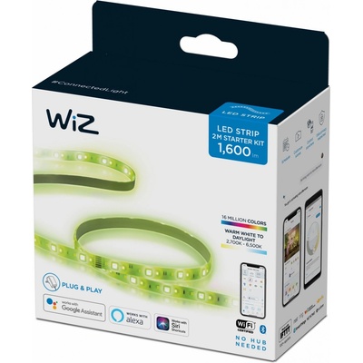 WiZ Colors LED Pásek Starter Kit 2m 8718699788162 20W 1600lm 2700-6500K, IP20, RGB 16 mil. barev, stmívatelný