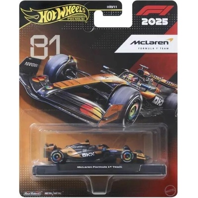 Mattel Hot Wheels F1 autíčko Oscar Piastri McLaren