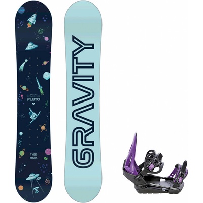 set Gravity Pluto junior + vázání S230 23/24