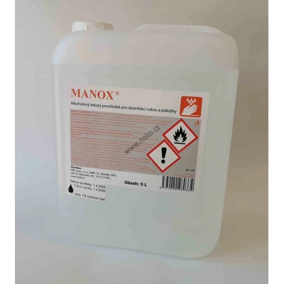 Manox dezinfekce rukou a pokožky 5 l