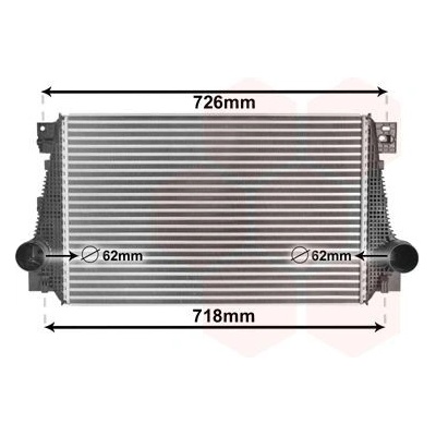 Chladič turba VAN WEZEL 58004371