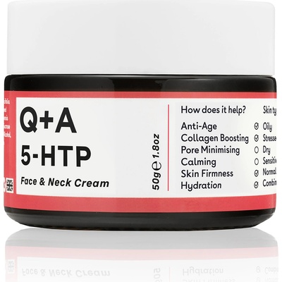 Q+A 5-HTP Krém na obličej a dekolt 50 g