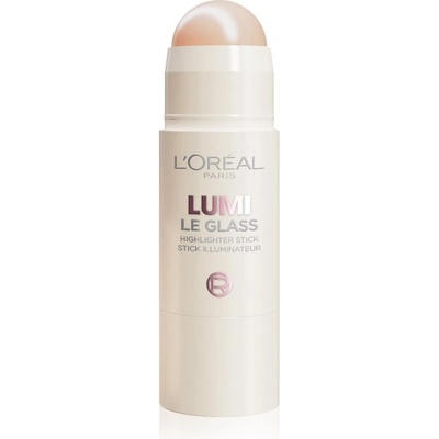 L'Oréal Paris Lumi Le Glass Highlighter Stick rozjasňovač v tyčince s vysokým leskem610 Glassy Pearl Eclat 7 g