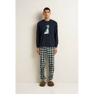 VAMP pánské pyžamo PYJAMAS 25661-180- 180 Blue – Hledejceny.cz