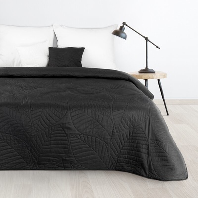 Takoy DESIGN 91 Přehoz na postel s raženým motivem listů -HF-404779 170 x 210 cm