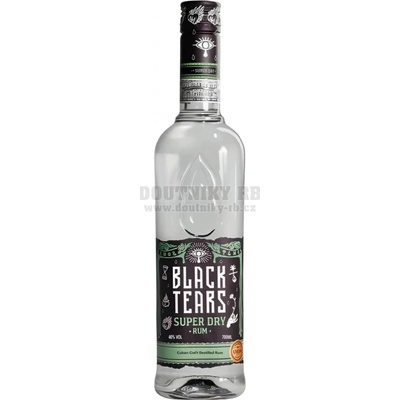 Black Tears Super Dry Rum 40% 0,7 l (holá láhev)