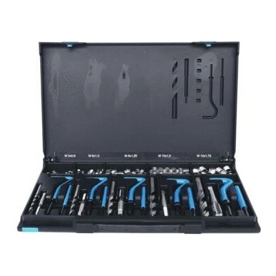 KS TOOLS 150.6150 Sada náradia pre rezanie závitov