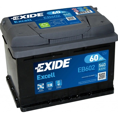 Exide Excell 12V 60Ah 540A EB602 – Hledejceny.cz