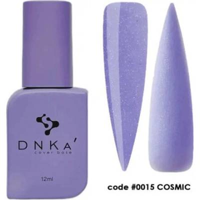 DNKa’ Rubber Cover Base 0015 Cosmic levanduľová trblietavá rubber báza 12 ml