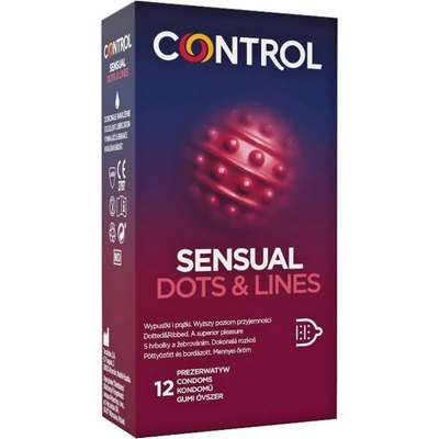 Control Sensual Dots & Lines 12 ks